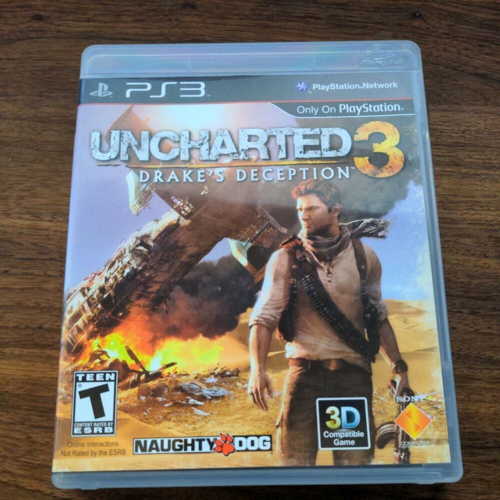 Uncharted 3: Drake's Deception (Sony PlayStation 3, 2011)Complete in Box Tested